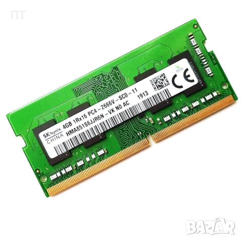RAM памет 4GB DDR4 2666MT/s, SO-DIMM, SK Hynix HMA851S6JJR6N-VK, 1.2V