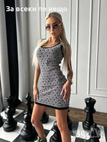 Дамска рокля финно, стегнато плетиво Miu Miu, снимка 3 - Рокли - 47873619