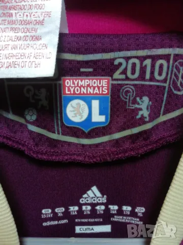 Olympique Lyonnais Lyon Adidas оригинална юбилейна фланелка тениска Олимпик Лион , снимка 8 - Тениски - 48610547