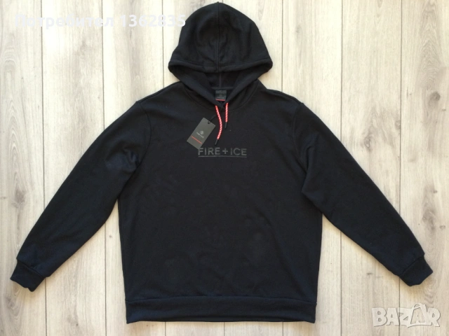 НОВ оригинален черен суичър BOGNER Fire + Ice размер 3XL от Германия
