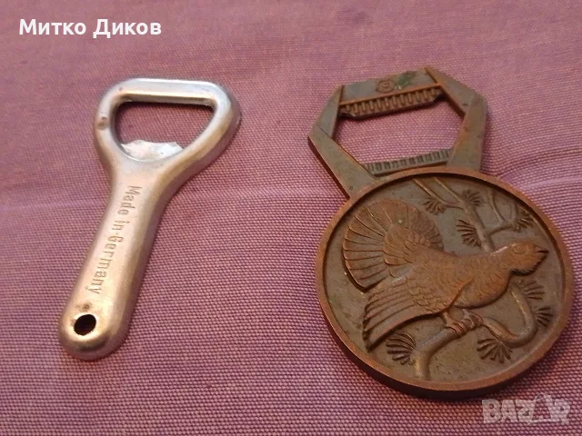 Отварачки винтидж Германия и СССР птица глухар като знак за опазване на прир.среда