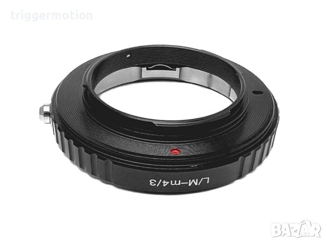 Leica M - M4/3 Адаптор (преходник) за обектив Лайка М към Микро 4/3 байонет камера, снимка 4 - Обективи и филтри - 41436659