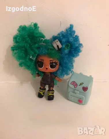 Оригинална кукла Lol с дълга къдрава коса 