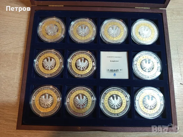 Колекционерски плакети "Президентите на Германия", снимка 7 - Нумизматика и бонистика - 49638569