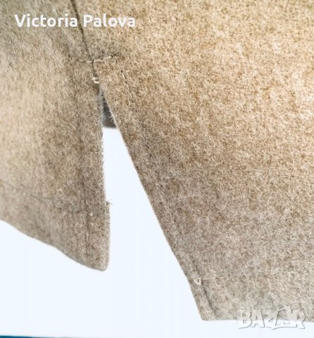 Удобно бежово палто 100% вълна, снимка 7 - Палта, манта - 39343610