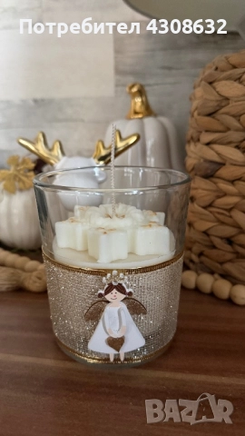 Коледна свещ, снимка 2 - Коледни подаръци - 52823323