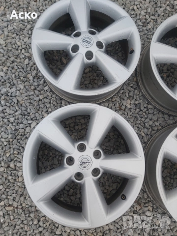 5x114.3..17.цола..6 1/2j ET40 оргинални Nissan, снимка 2 - Гуми и джанти - 51932706