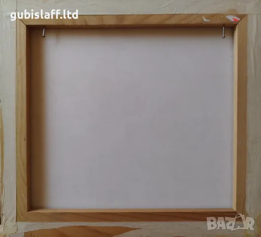 Картина, абстракция, кубизъм, худ. Богдан Бенев, 2001 г. - 3, снимка 3 - Картини - 50246086