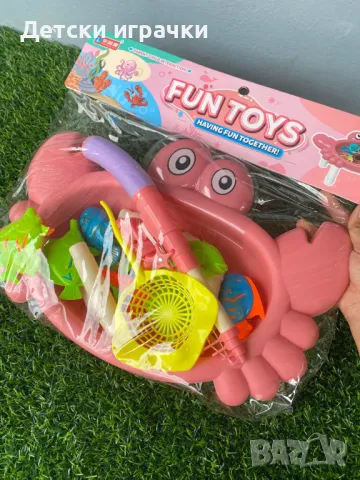 Детски комплект за риболов Раче с рибки и въдица, снимка 2 - Други - 49757239