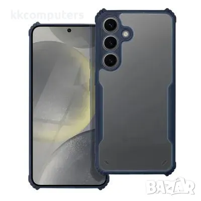 Калъф силикон Anti-Drop / Синя рамка / за Samsung S25 Ultra Баркод : 3131607
