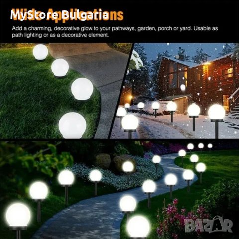 10 БРОЯ СОЛАРЕН ОСВЕТИТЕЛ ЗА ЗЕМЯ 0.06W IP44, снимка 1