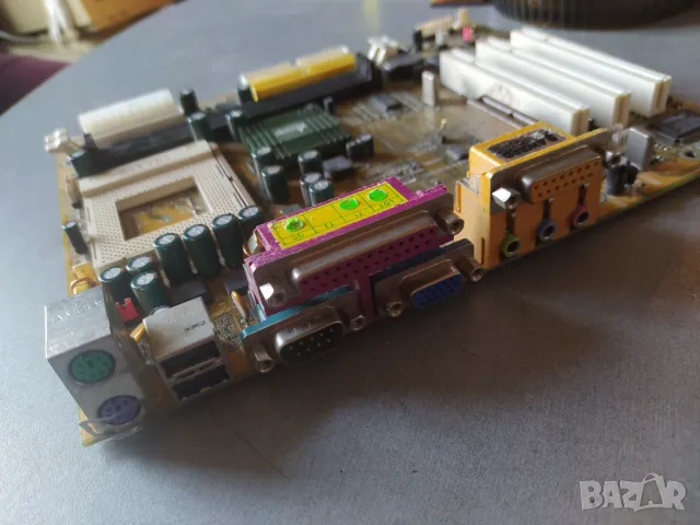 Платка Acorp дъно soket 370 ISA, PCI за стар компютър , снимка 4 - Дънни платки - 48445773