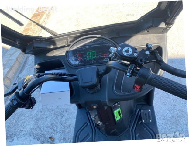 MAXMOTORS Електрическа триколка с таван 2000W/60V/25AH - Оранджева , снимка 6 - Мотоциклети и мототехника - 39300615