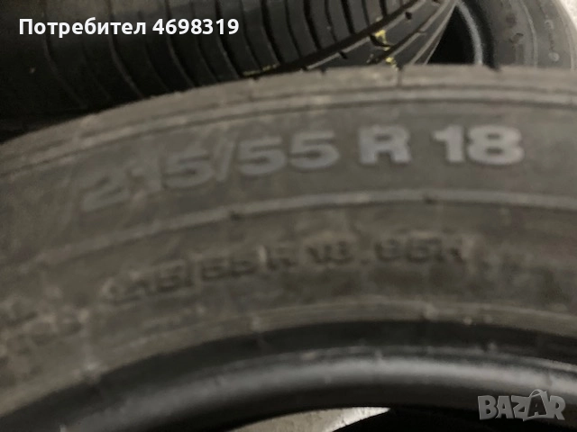 4x CONTINENTAL  ContiPremiumContact 215/55/R18 - TOP!, снимка 6 - Гуми и джанти - 52963306