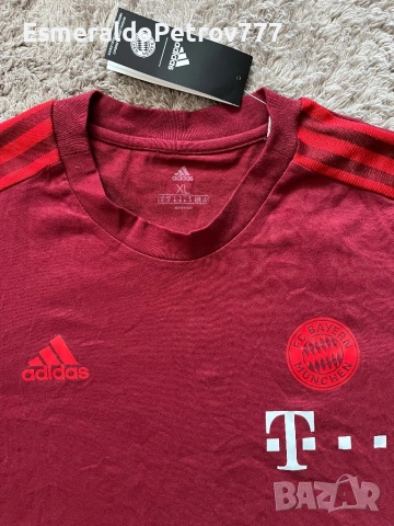 Мъжка футболна тениска Байерн Мюнхен Адидас , снимка 2 - Спортни дрехи, екипи - 53633643