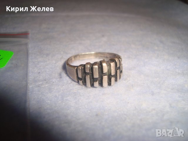 СТАР ОКСИДИРАН СРЕБЪРЕН НЕО-ГОТИЧЕСКИ СТИЛ ПРЪСТЕН МАЙСТОРСКА АРТ РАБОТА 25994, снимка 10 - Антикварни и старинни предмети - 35974545