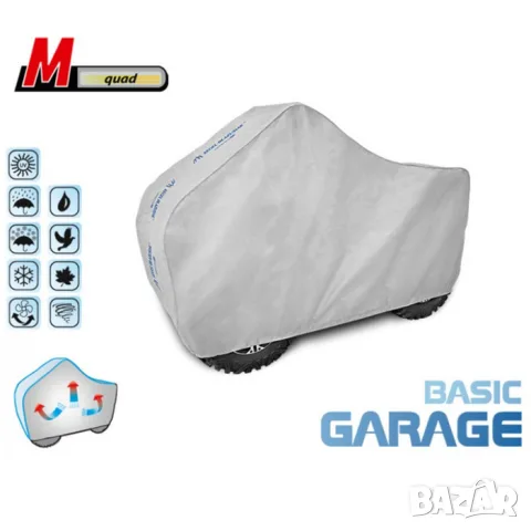 Сиво покривало Kegel Basic M QUAD за ATV