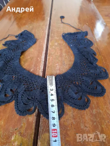Стара плетена яка,якичка, снимка 2 - Други ценни предмети - 48462203