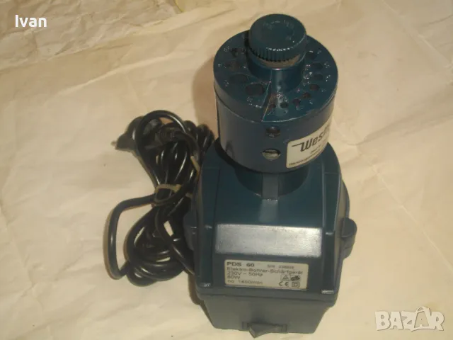 Немско електрическо ТОЧИЛО ЗАТОЧВАЩА МАШИНА ЗА БУРГИИ 16 размера 3-10мм WESTFALIA 60 вата, снимка 3 - Други инструменти - 47421798