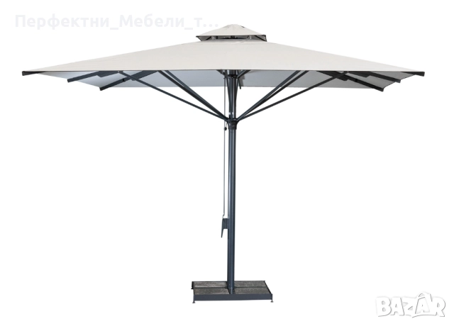 Професионални алуминиеви чадъри с избор на цвят на плата и конструкцията до размер диам. 700см., снимка 3 - Градински мебели, декорация  - 51511661