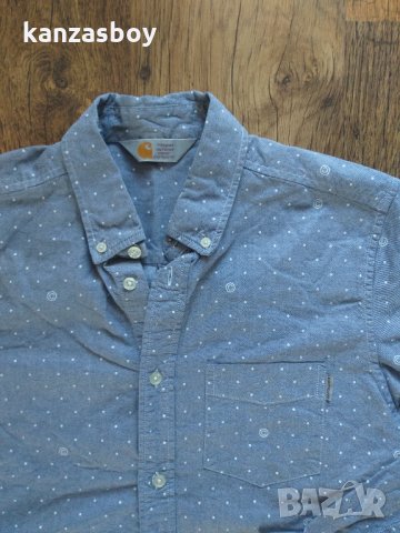 Carhartt Long Sleeve Coppell Shirt - страхотна мъжка риза КАТО НОВА, снимка 4 - Ризи - 34795123