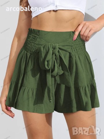 Модни дамски широки къси панталони, 5цвята - 023, снимка 8 - Къси панталони и бермуди - 41245723