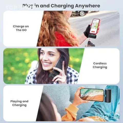 Нова USB-C батерия Feob 5200mAh с LCD дисплей за iPhone Android Банка, снимка 7 - Външни батерии - 49329365