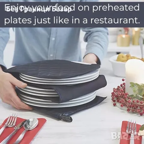 Нов компактен Електрически нагревател за 10 броя чинии бързо загряване, снимка 2 - Други - 49005543