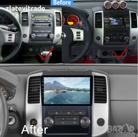 Nissan Frontier 2009-2012 /Xterra 2 N50 2008 - 2015 - 9" Андроид Навигация, 9539, снимка 3 - Аудиосистеми - 42155486