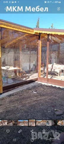 Ветроупорни завеси от прозрачен кристал Изработка и монтаж Гама от цветове , снимка 5 - Други - 50381079