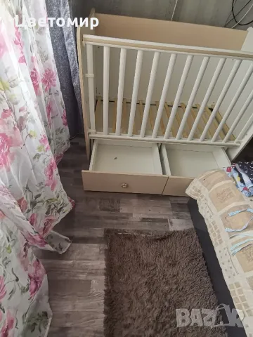 Продавам легло "Лорели"60/120, снимка 2 - Бебешки легла и матраци - 47605157