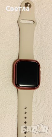 Kейс за Apple Watch, Нови -  силиконови, 2 бр - 1бр-41мм, цвят сребро и 1бр-40мм,цвят розов, снимка 4 - Смарт часовници - 41182616