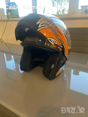 3 броя Каски Harley-Davidson , Ръкавици , Кърпа за глава., снимка 2 - Фен артикули - 50461482