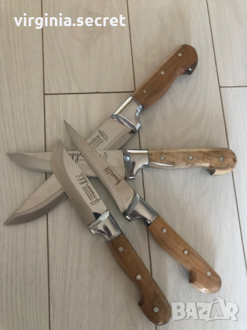 Комплект стоманени касапски ножове 4 части