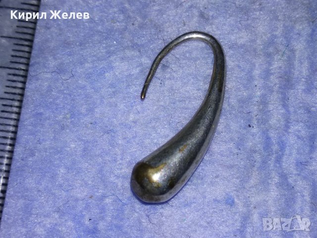 СТАРА КАПКОВИДНА МЕДНА ПОСРЕБРЕНА РЕТРО АРТ ОБЕЦА РЪЧНА ИЗРАБОТКА 71231, снимка 2 - Антикварни и старинни предмети - 40921821