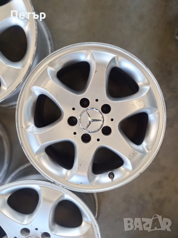 ОРИГИНАЛНИ АЛУМИНИЕВИ ДЖАНТИ МЕРЦЕДЕС E КЛАСА-5x112х66.6-16цола, снимка 5 - Гуми и джанти - 52636606