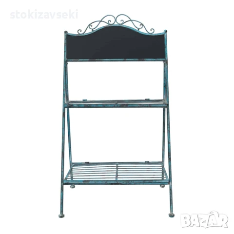 Метален цветарник на 2 нива, 62*40*109см, снимка 2 - Други стоки за дома - 51234969