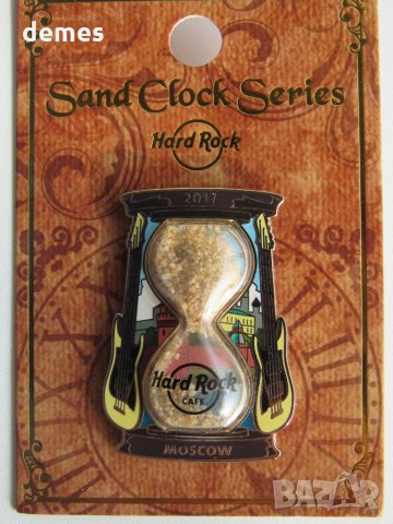 Оригинална метална значка Hard Rock Cafe Москва, Русия,рядка, снимка 4 - Други ценни предмети - 35272266