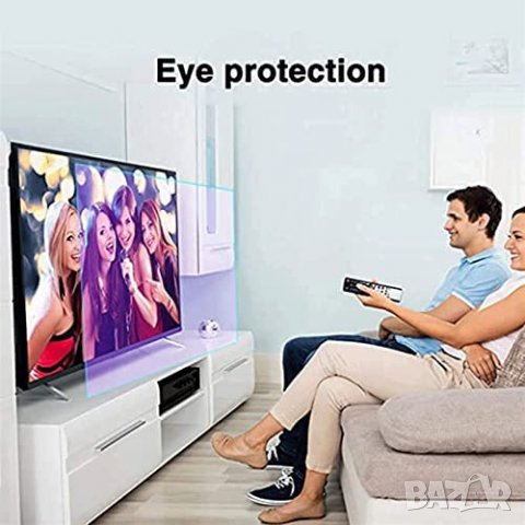 Качествен протектор за монитор/телевизор 17 до 65” Anti Blue Light, UV, срещу надраскване, снимка 3 - Стойки, 3D очила, аксесоари - 39966809