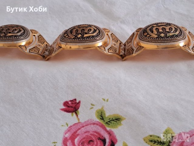 Масивна гривна ,,Толедо голд,,, снимка 7 - Антикварни и старинни предмети - 41973976