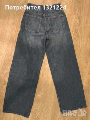 НОВИ дънки Bershka с етикет, Barrel Fit; Wide Leg, снимка 4 - Дънки - 55770906