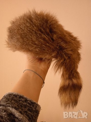 Шапка косъм с опашка, снимка 1