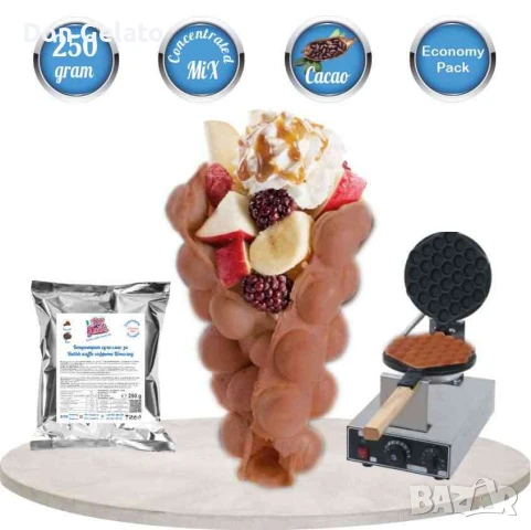 Концентрат за гофрети Bubble waffle Шоколад * Смес на прах за гофрети * 