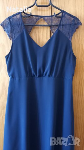 Нежна рокля цвят тъмно синьо-"SisterS", снимка 7 - Рокли - 42055566