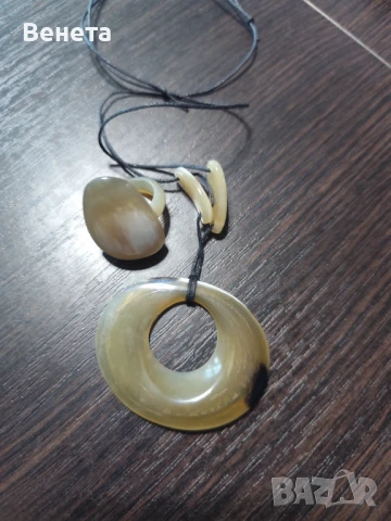 Комплекти от кост от рог-handmade, снимка 11 - Бижутерийни комплекти - 51284908