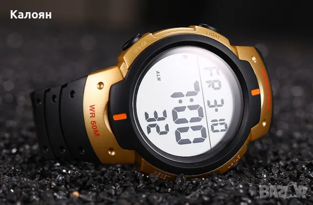 Спортен мъжки часовник Skmei 1068 със силиконова каишка, снимка 5 - Мъжки - 49688486