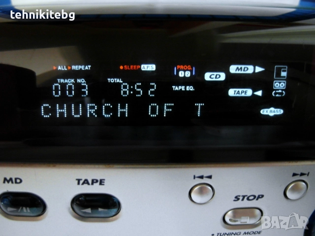 ⭐⭐⭐ KENWOOD MDX-F1 ⭐⭐⭐ Уникален , рядко срещан буумбокс със CD, MD, касета, радио и дистанционно, снимка 6 - Аудиосистеми - 31212663