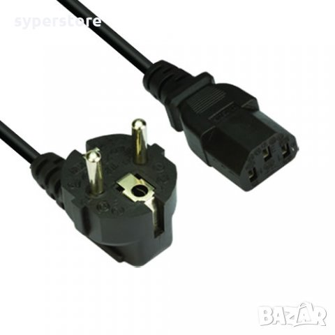 Захранващ Кабел за Компютър 220V-3 пина 5м VCom SS001359 PC Power cable 