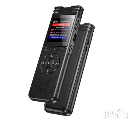 32gb диктофон Aудио рекордер MP3 плейър подслушвател 50 часа запис, снимка 11 - MP3 и MP4 плеъри - 49723345