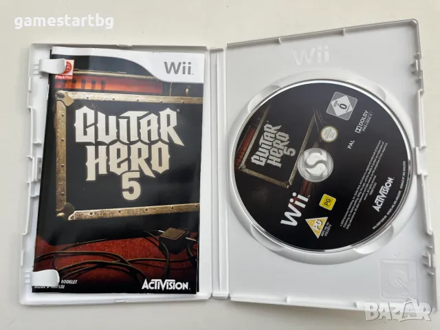 Guitar Hero 5  за Wii, снимка 3 - Игри за Nintendo - 49342847